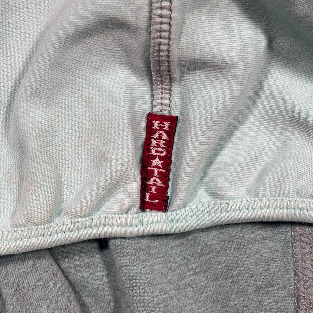 Hard Tail Forever Long Sleeve Athletic Turquoise Hoodie Womens Size Medium - Picture 5 of 15
